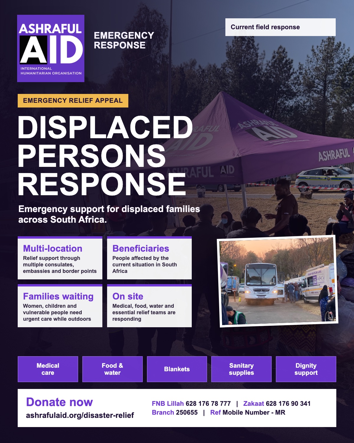 Ashraful Aid displaced persons response
